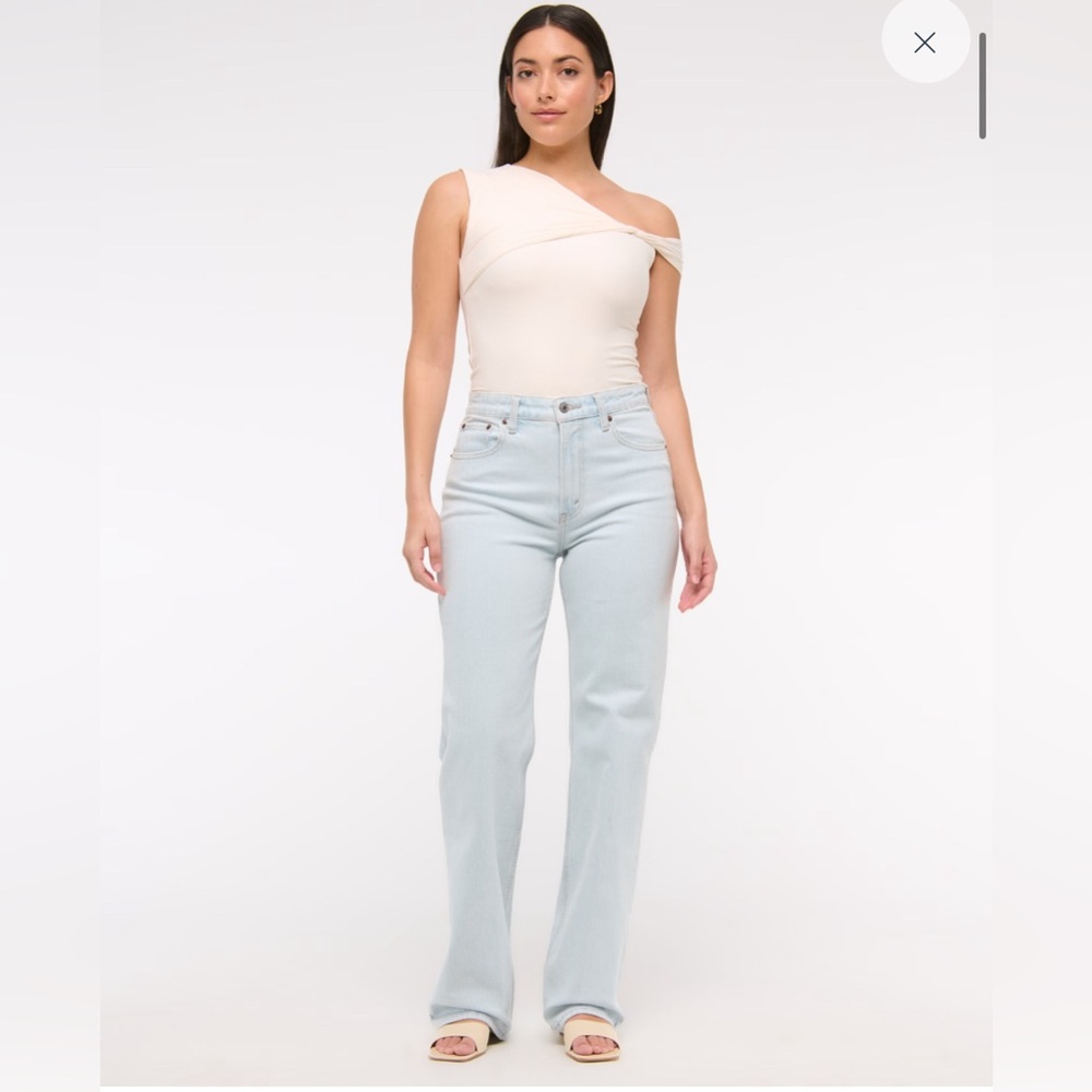 Abercrombie & Fitch Light Blue Straight Leg Jeans